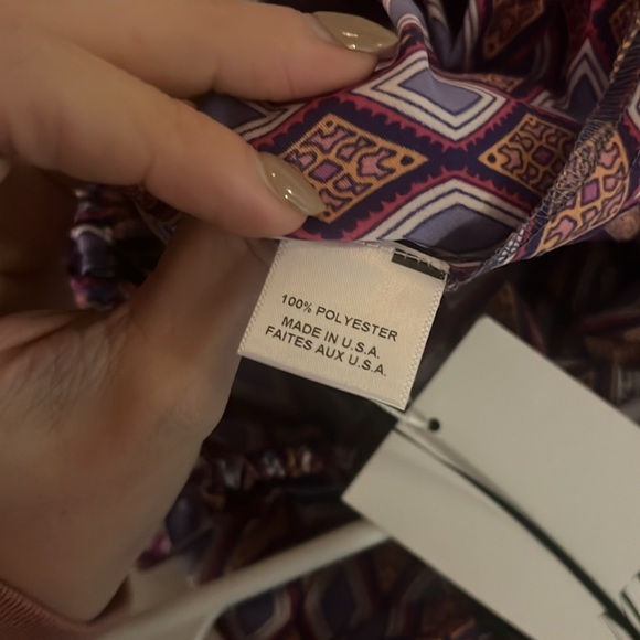 MISA Los Angeles Violeta Top Babydoll in Violet Purple Sz XS NWT $320 - Picture 6 of 6